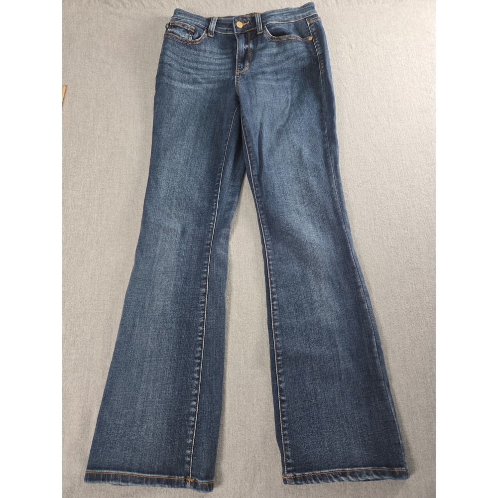 Judy Blue High Rise Bootcut Flare Leg Jeans 7/28 Comfort Stretch Boho Retro Y2K